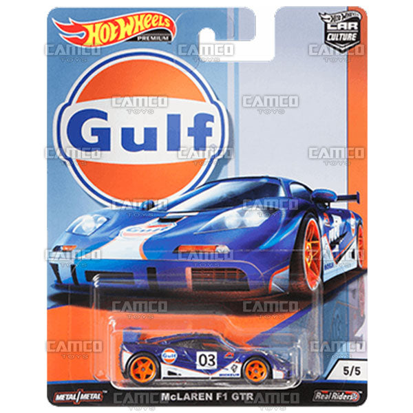 McLaren F1 GTR - 2019 Hot Wheels Car Culture G Case GULF RACING Assortment FPY86-956G by Mattel.