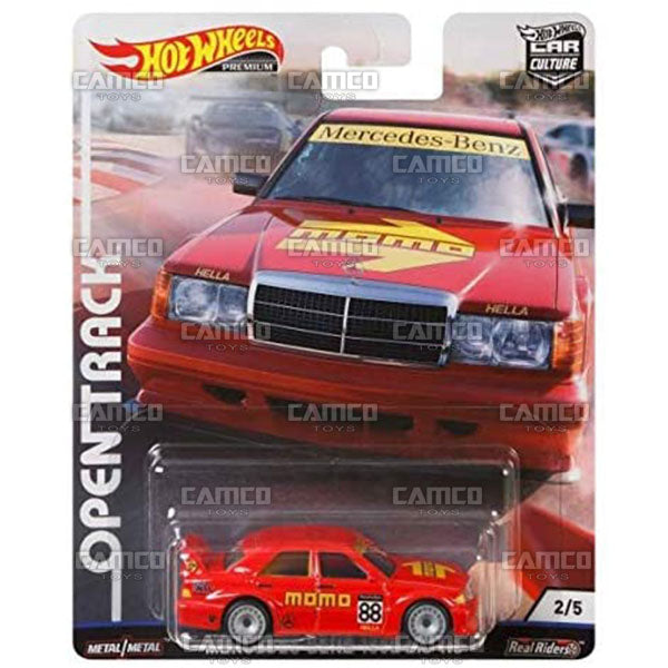 Mercedes-Benz 190E 2.5-1.6 (Momo) - 2019 Hot Wheels Car Culture H Case OPEN TRACK Assortment FPY86-956H by Mattel.