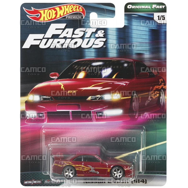 Nissan 240SX (S14) Original Fast - 2019 Hot Wheels Premium Fast & Furious B Case Assortment GBW75-956B by Mattel.