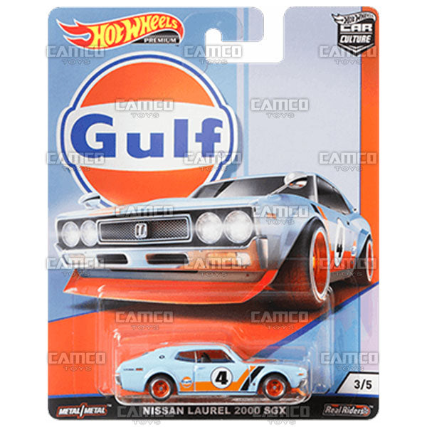 Nissan Laurel 2000 SGX - 2019 Hot Wheels Car Culture G Case GULF RACING Assortment FPY86-956G by Mattel.