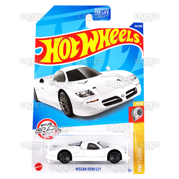 Nissan R390 GTI #64 white HW Turbo - 2022 Hot Wheels Basic Mainline Assortment L2593 by Mattel