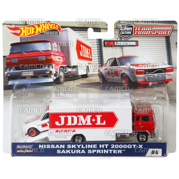 Nissan Skyline HT 2000GT-X Sakura Sprinter (JDM-L) - 2018 Hot Wheels Car Culture Team Transport C Case Assortment FLF56-956C by Mattel.