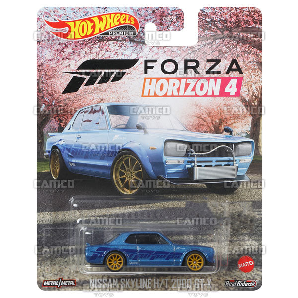 Nissan Skyline HT 2000 GT-X (Forza Horizon 4) - 2021 Hot Wheels Retro Replica Entertainment Case B Assortment DMC55-957B by Mattel