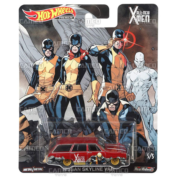 Nissan Skyline Van - 2019 Hot Wheels Premium Pop Culture B Case X-MEN Assortment DLB45-946B by Mattel.