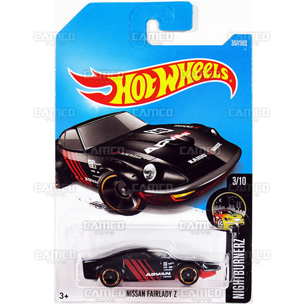Nissan Fairlady Z #357 black (Nightburnerz) - 2017 Hot Wheels Basic Mainline Q Case assortment C4982  by Mattel.