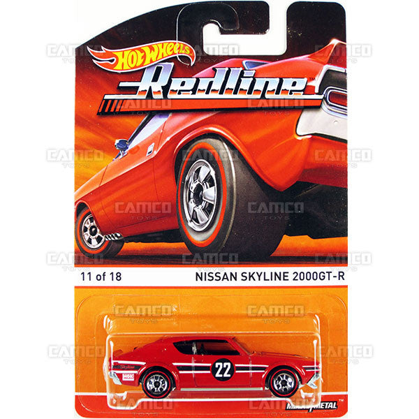 Nissan Skyline 2000GT-R - 2015 Hot Wheels Heritage D Case (Redline) Assortment BDP91-956D by Mattel.