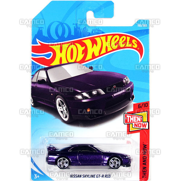 Nissan Skyline GT-R R33 #193 purple - 2018 Hot Wheels Basic Mainline H Case Assortment C4982 by Mattel.