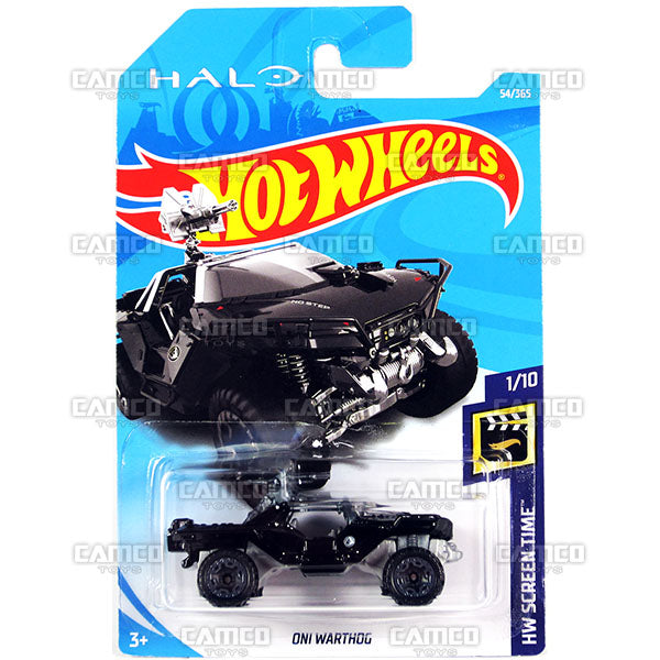 Oni Warthog #54 black HALO (HW Screen Time) - 2018 Hot Wheels Basic Mainline C Case Assortment C4982 by Mattel.