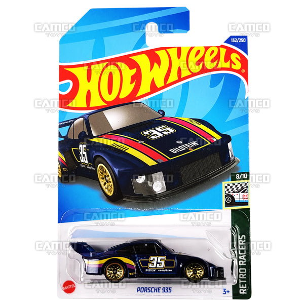 Porsche 935 #132 blue - Retro Racers - 2022 Hot Wheels Basic Mainline 1:64 Case Assortment C4982 by Mattel.