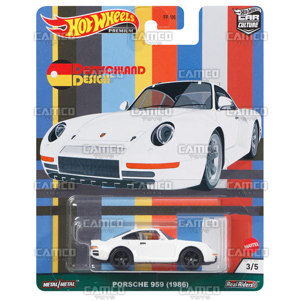 Porsche 959 (1986) - 2021 Hot Wheels Car Culture Deutschland Design Case C Assortment FPY86-957C by Mattel
