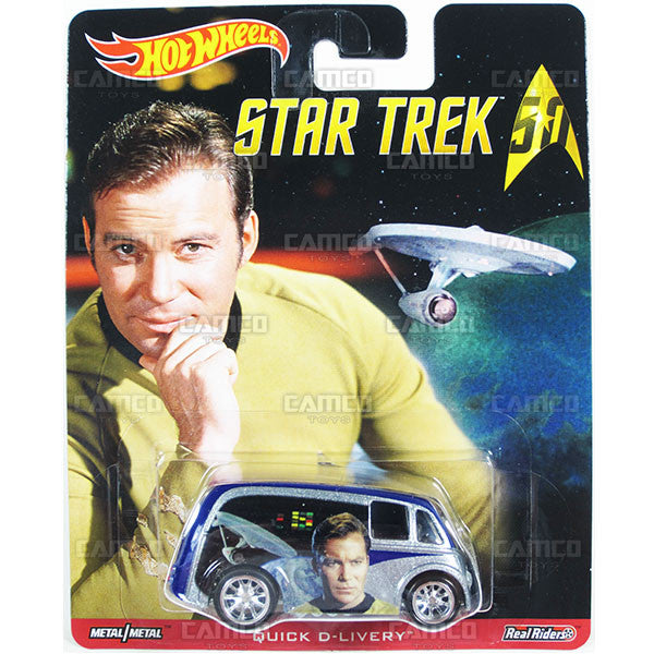 QUICK D-LIVERY (Captain Kirk) - from 2016 Hot Wheels Pop Culture B Case (STAR TREK 50th Anniversary) Assortment DLB45-956B by Mattel.