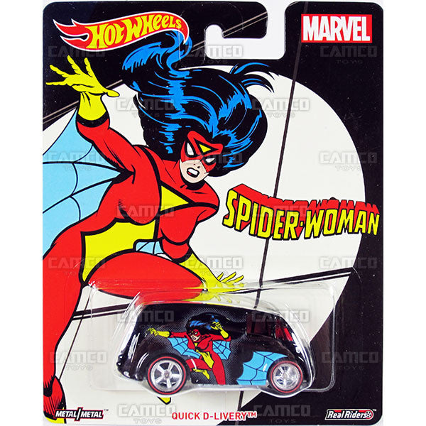 Quick D-Livery (Spider-Woman) - 2017 Hot Wheels Pop Culture WOMEN OF MARVEL Case J Assortment DLB45-956J