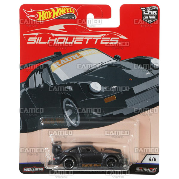 RWB Porsche 930 (Rauh-Weh) - 2019 Hot Wheels Premium Car Culture J Case SILHOUETTES Assortment FPY86-956J by Mattel.