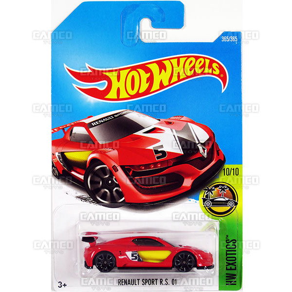 Renault Sport RS 01 #365 red (HW Exotics) - 2017 Hot Wheels Basic Mainline Q Case assortment C4982  by Mattel.