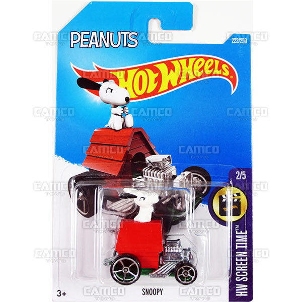 Snoopy #222 Peanuts - 2016 Hot Wheels Basic Mainline G Case WorldWide Assortment C4982