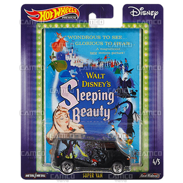 Super Van (Sleeping Beauty) - 2019 Hot Wheels Premium Pop Culture A Case DISNEY Assortment DLB45-946A by Mattel.