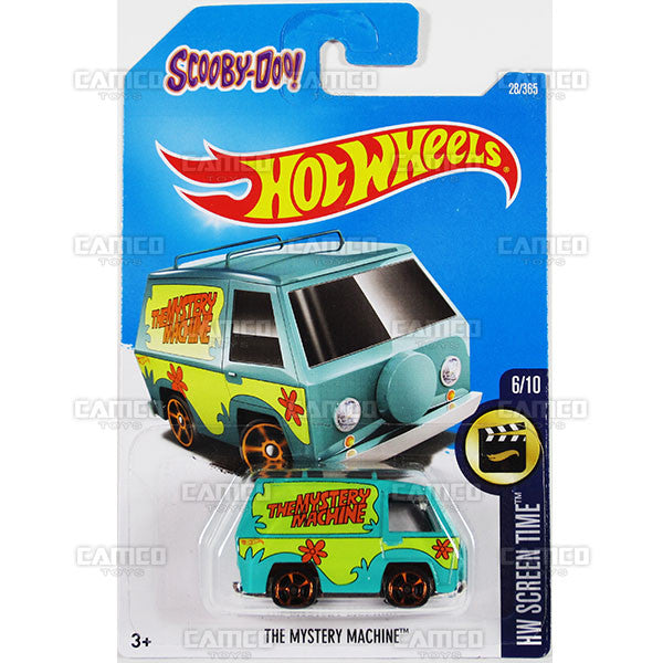 The Mystery Machine #28 Scooby Doo (HW Screen Time) - from 2017 Hot Wheels basic mainline B case Worldwide assortment C4982 by Mattel.