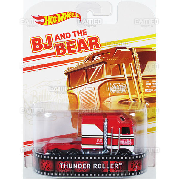 THUNDER ROLLER (BJ and the Bear) - 2015 Hot Wheels Retro Entertainment F Case BDT77-996F by Mattel