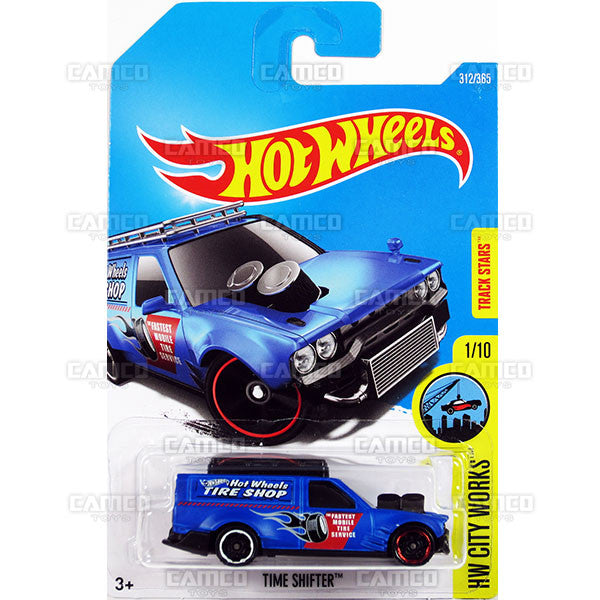 Time Shifter #312 blue HW City Works - 2017 Hot Wheels Basic Mainline N Case C4982 by Mattel