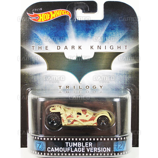 TUMBLER CAMOUFLAGE VERSION (The Dark Knight) - 2015 Hot Wheels Retro Entertainment J Case BDT77-996J by Mattel