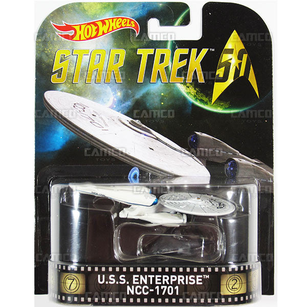 U.S.S. Enterprise NCC-1701 (STAR TREK 50th Anniversary) - 2016 Hot Wheels Retro Entertainment B Case Assortment DMC55-959B