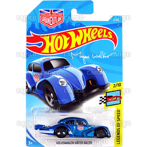 VOLKSWAGEN KAFER RACER #2 blue Magnus Walker (Legends of Speed) - 2018 Hot Wheels Basic Mainline A Case Assortment C4982 by Mattel.