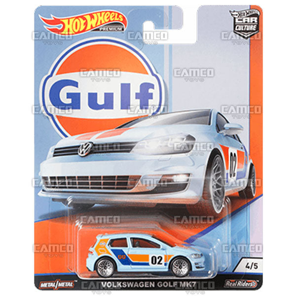 Volkswagen Golf MK7 - 2019 Hot Wheels Car Culture G Case GULF RACING Assortment FPY86-956G by Mattel.