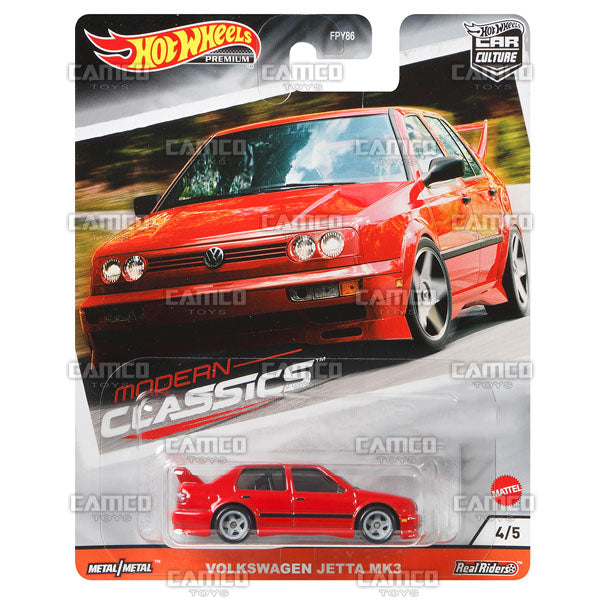 Volkswagen Jetta MK3 - 2020 Hot Wheels Premium Car Culture S Case MODERN CLASSICS Asortment FPY86-956S by Mattel.