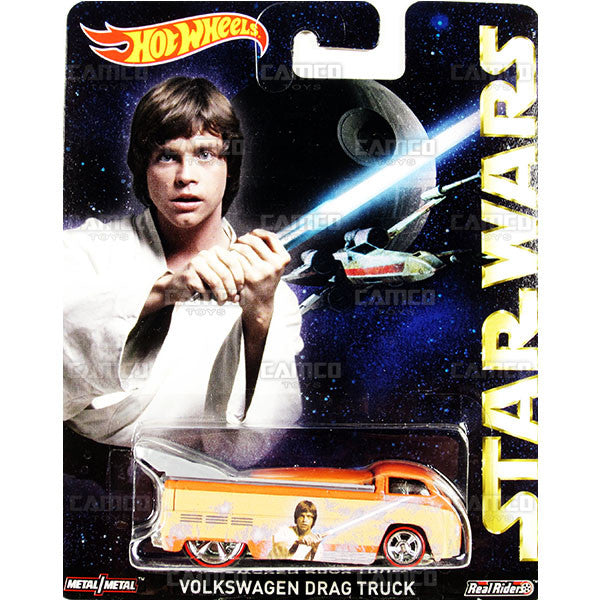 VOLKSWAGEN DRAG TRUCK (Luke Skywalker) - 2015 Hot Wheels Pop Culture E Case (STAR WARS) Assortment CFP34-956E by Mattel.