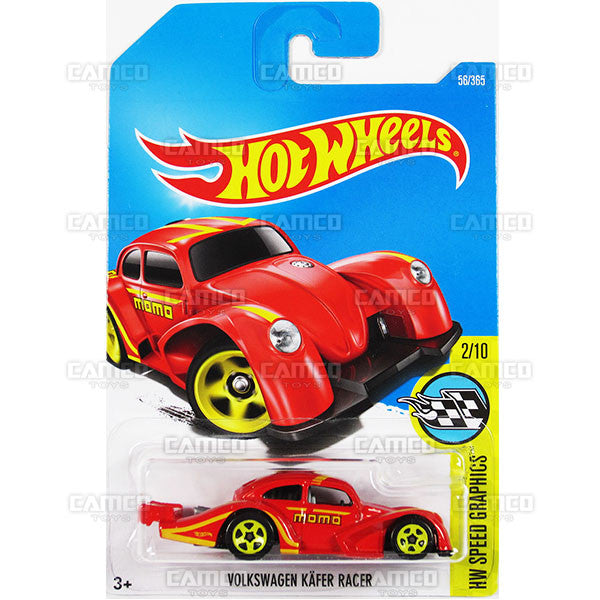 Volkswagen Kafer Racer #56 red MOMO (HW Speed Graphics) - from 2017 Hot Wheels basic mainline C case Worldwide assortment C4982 by Mattel.