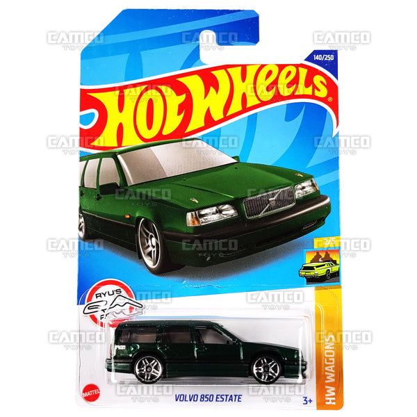 Volvo 850 Estate #140 green - HW Wagons - 2022 Hot Wheels Basic Mainline 1:64 Case Assortment C4982 by Mattel